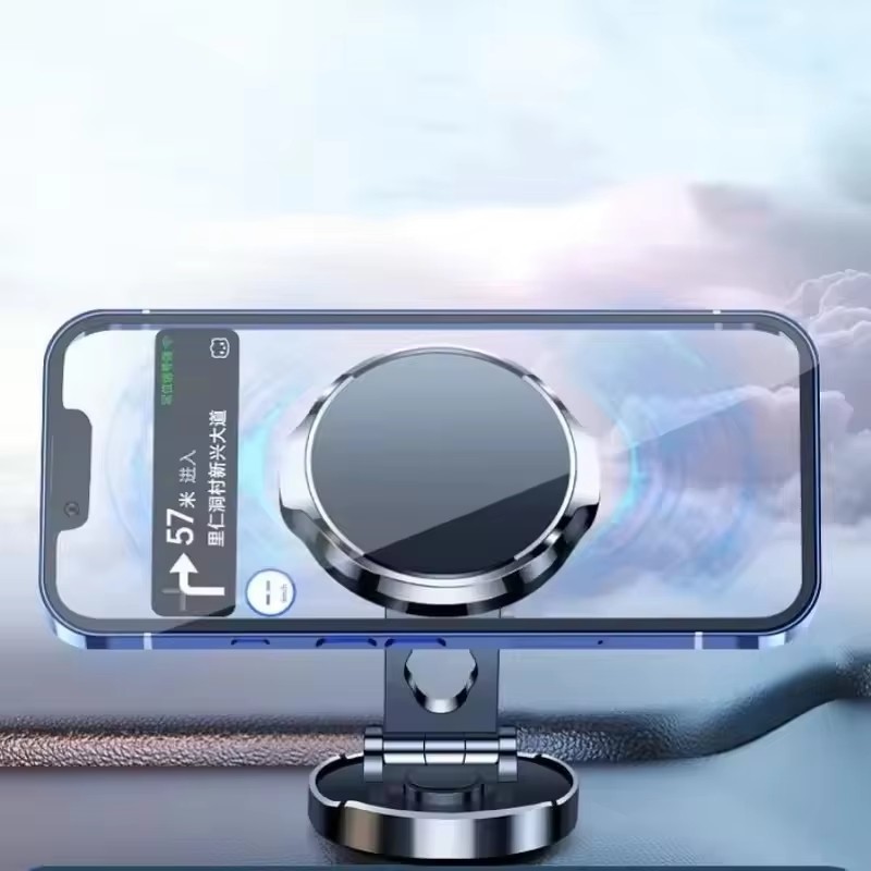 Round Folding Magnetic Car Hol - Phone Accessories Holder Car review and price