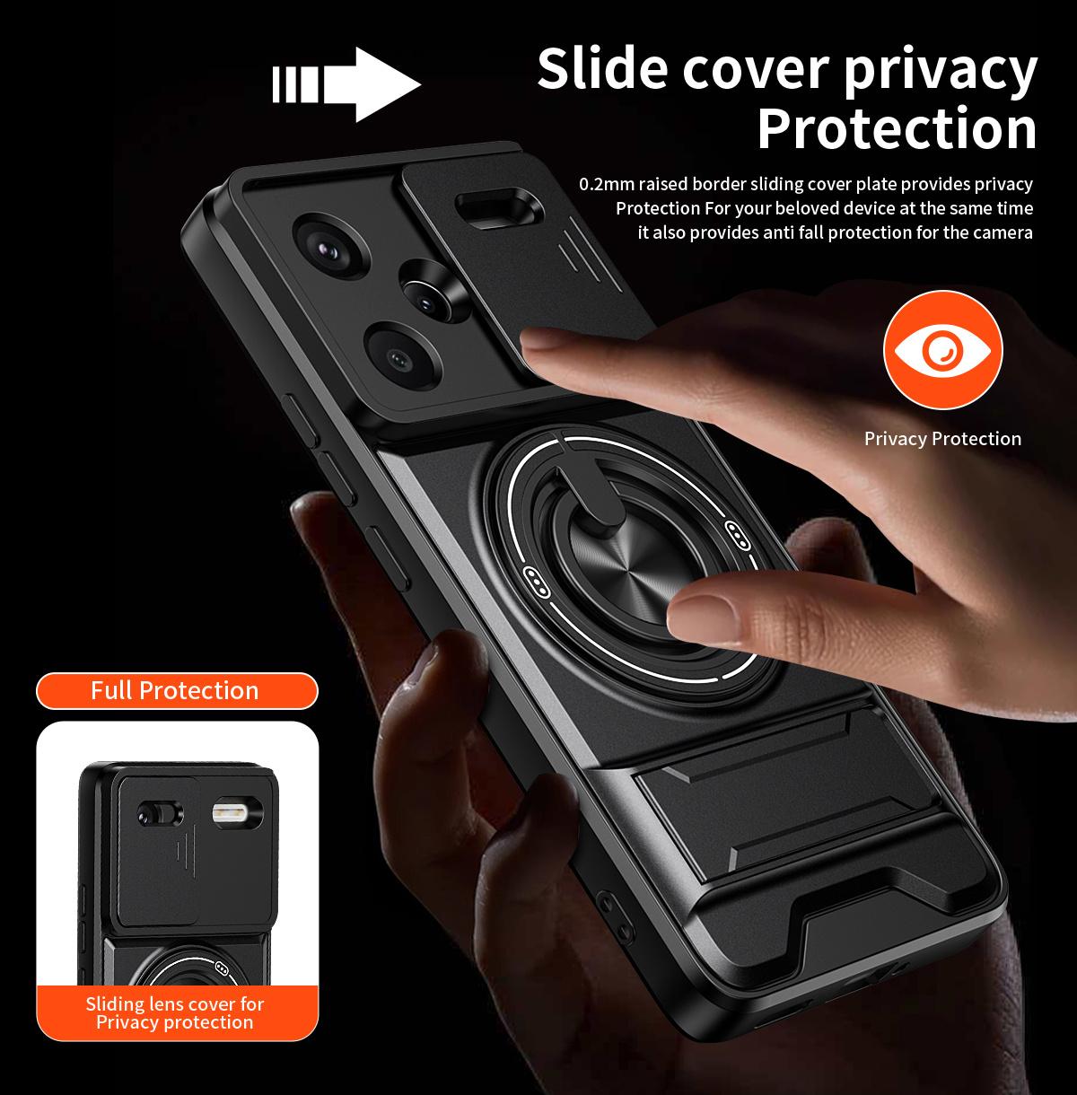 Lens Slide Camera Phone Case f - Phone Accessories Holder Car review and price